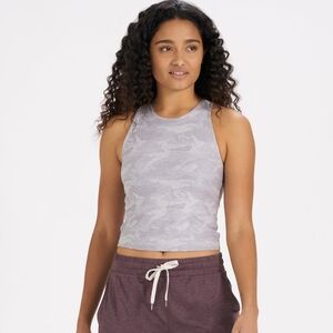 Vuori Light Gray Camouflage Tank Sz Small NWT